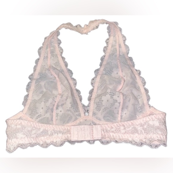 Free People Intimately Free soft pink lace bralette! Size XS NWOT - Picture 3 of 9